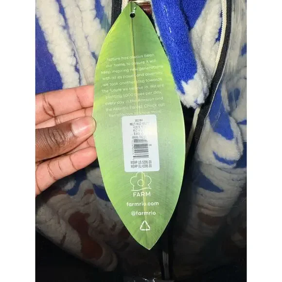 Farm Rio Multicolored Hearts Fleece Coat - Picture 10 of 15